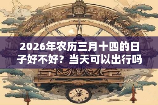 2026年农历三月十四的日子好不好?当天可以出行吗? 2026年农历三月十四的日子好不好?当天可以出行吗?