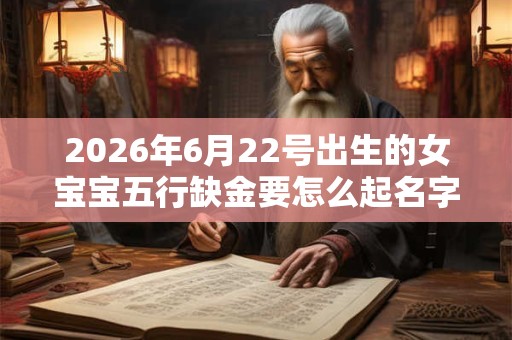 2026年6月22号出生的女宝宝五行缺金要怎么起名字 2026年6月22号出生的女宝宝五行缺金要怎么起名字