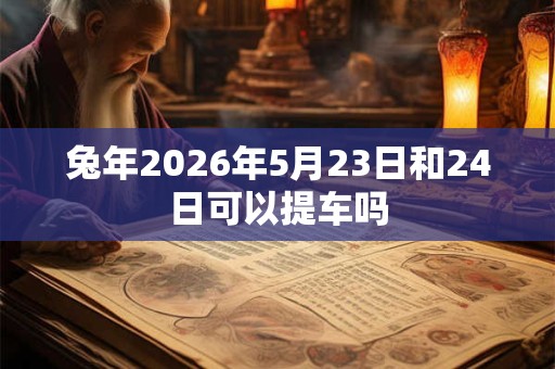兔年2026年5月23日和24日可以提车吗