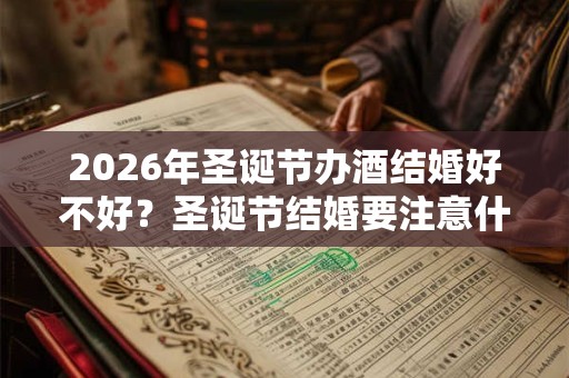 2026年圣诞节办酒结婚好不好？圣诞节结婚要注意什么？