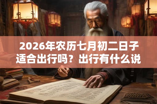 2026年农历七月初二日子适合出行吗？出行有什么说法？
