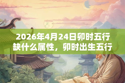2026年4月24日卯时五行缺什么属性，卯时出生五行缺什么