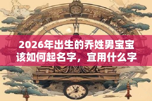 2026年出生的乔姓男宝宝该如何起名字,宜用什么字, 2026年出生的乔姓男宝宝该如何起名字,宜用什么字,