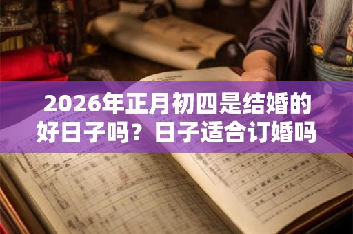 2026年正月初四是结婚的好日子吗？日子适合订婚吗？