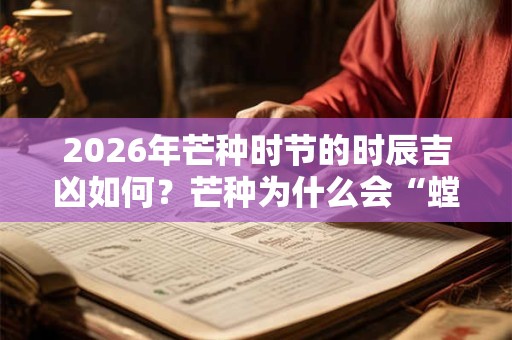 2026年芒种时节的时辰吉凶如何？芒种为什么会“螳螂生”？