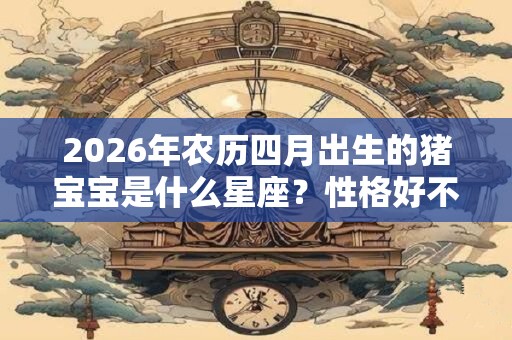2026年农历四月出生的猪宝宝是什么星座?性格好不好? 2026年农历四月出生的猪宝宝是什么星座?性格好不好?