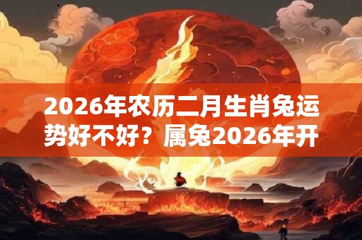 2026年农历二月生肖兔运势好不好？属兔2026年开运吉祥物？