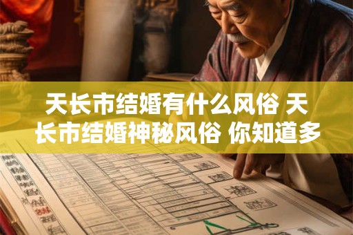 天长市结婚有什么风俗 天长市结婚神秘风俗 你知道多少