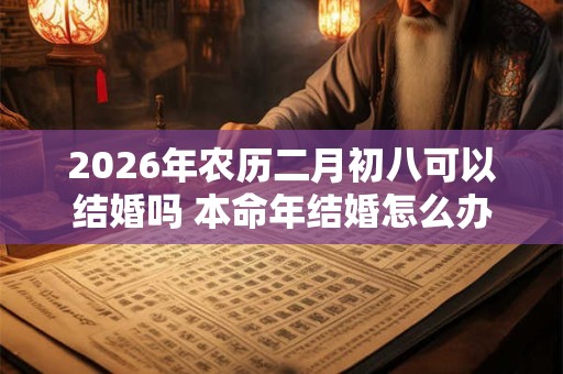 2026年农历二月初八可以结婚吗 本命年结婚怎么办