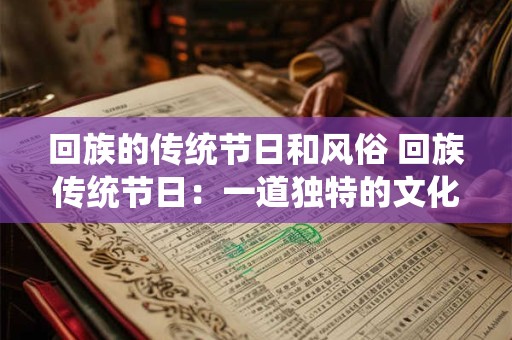 回族的传统节日和风俗 回族传统节日:一道独特的文化风景线 回族的传统节日和风俗 回族传统节日:一道独特的文化风景线