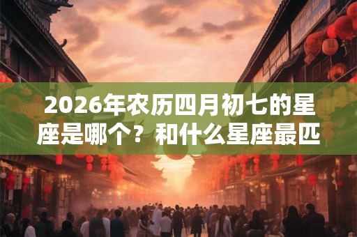 2026年农历四月初七的星座是哪个?和什么星座最匹配? 2026年农历四月初七的星座是哪个?和什么星座最匹配?