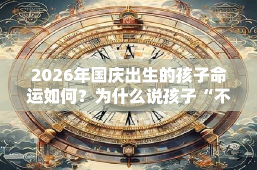 2026年国庆出生的孩子命运如何？为什么说孩子“不宜”十一出生？