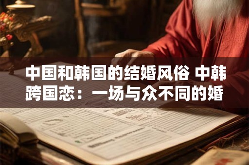 中国和韩国的结婚风俗 中韩跨国恋：一场与众不同的婚礼体验