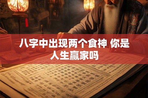 八字中出现两个食神 你是人生赢家吗
