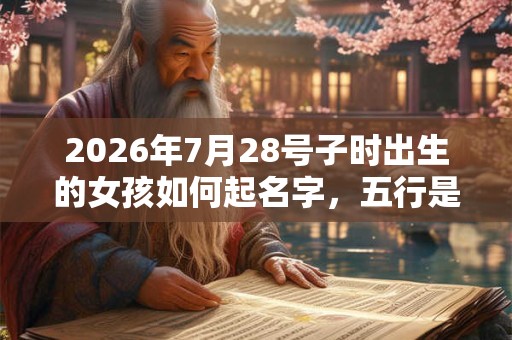 2026年7月28号子时出生的女孩如何起名字，五行是什么