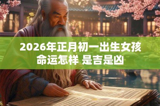 2026年正月初一出生女孩命运怎样 是吉是凶