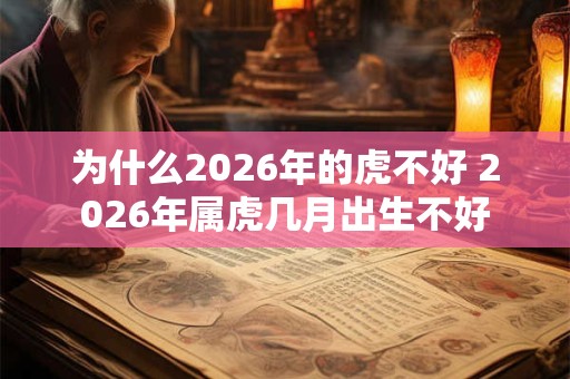 为什么2026年的虎不好 2026年属虎几月出生不好 为什么2026年的虎不好 2026年属虎几月出生不好