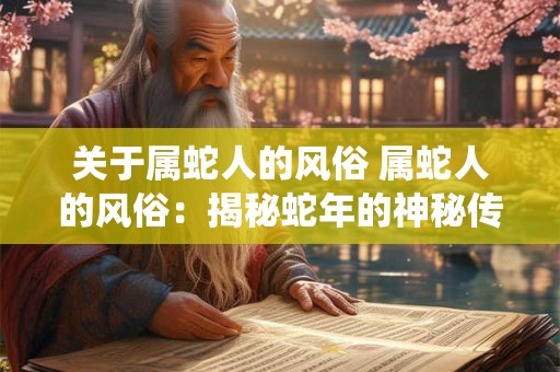 关于属蛇人的风俗 属蛇人的风俗：揭秘蛇年的神秘传统与文化