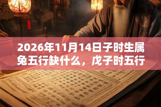 2026年11月14日子时生属兔五行缺什么，戊子时五行缺什么