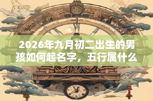 2026年九月初二出生的男孩如何起名字,五行属什么 2026年九月初二出生的男孩如何起名字,五行属什么
