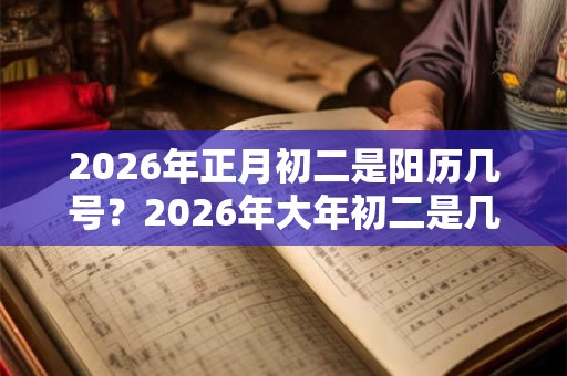 2026年正月初二是阳历几号？2026年大年初二是几月几日？