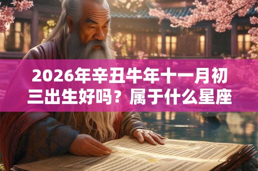 2026年辛丑牛年十一月初三出生好吗？属于什么星座？