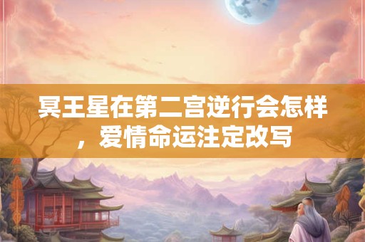 冥王星在第二宫逆行会怎样，爱情命运注定改写
