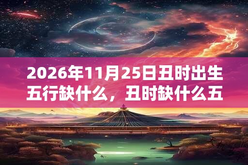 2026年11月25日丑时出生五行缺什么，丑时缺什么五行