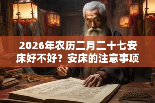 2026年农历二月二十七安床好不好？安床的注意事项？