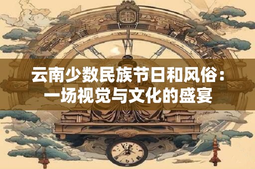 云南少数民族节日和风俗：一场视觉与文化的盛宴