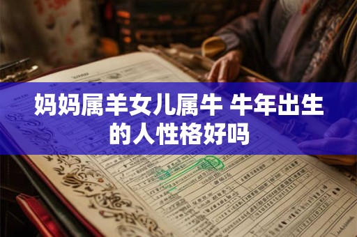 妈妈属羊女儿属牛 牛年出生的人性格好吗