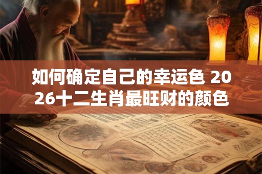 如何确定自己的幸运色 2026十二生肖最旺财的颜色