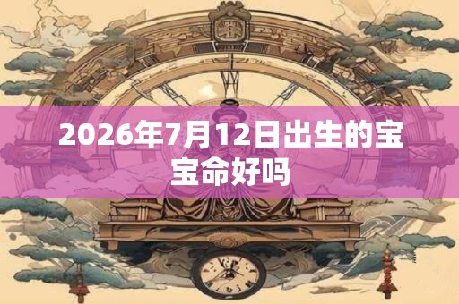 2026年7月12日出生的宝宝命好吗