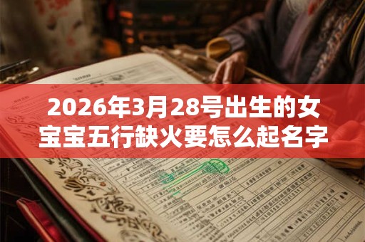 2026年3月28号出生的女宝宝五行缺火要怎么起名字 2026年3月28号出生的女宝宝五行缺火要怎么起名字