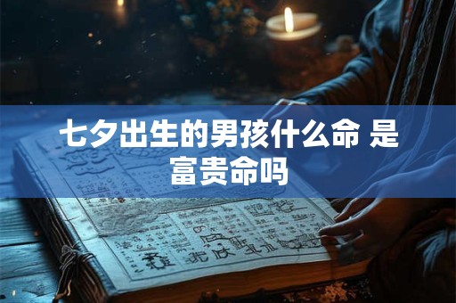 七夕出生的男孩什么命 是富贵命吗