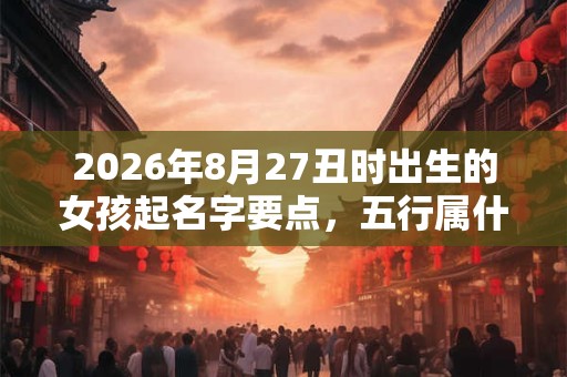 2026年8月27丑时出生的女孩起名字要点，五行属什么