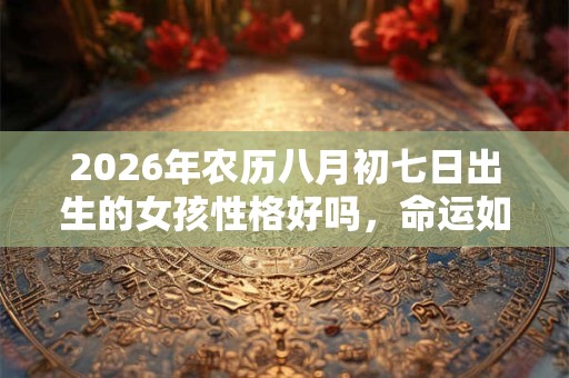 2026年农历八月初七日出生的女孩性格好吗,命运如何? 2026年农历八月初七日出生的女孩性格好吗,命运如何?