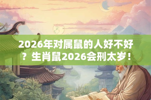 2026年对属鼠的人好不好？生肖鼠2026会刑太岁！
