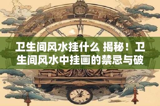 卫生间风水挂什么 揭秘！卫生间风水中挂画的禁忌与破解方法