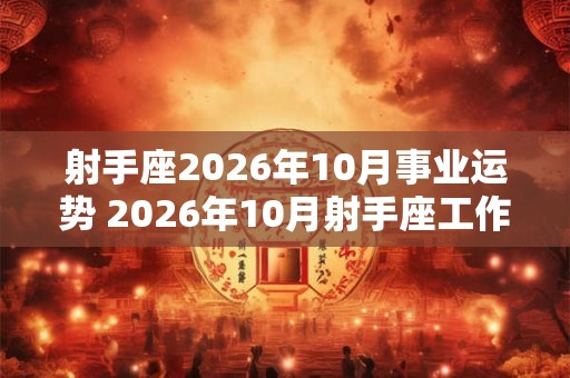 射手座2026年10月事业运势 2026年10月射手座工作运程详解 射手座2026年10月事业运势 2026年10月射手座工作运程详解