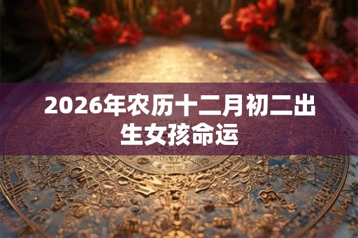 2026年农历十二月初二出生女孩命运 2026年农历十二月初二出生女孩命运