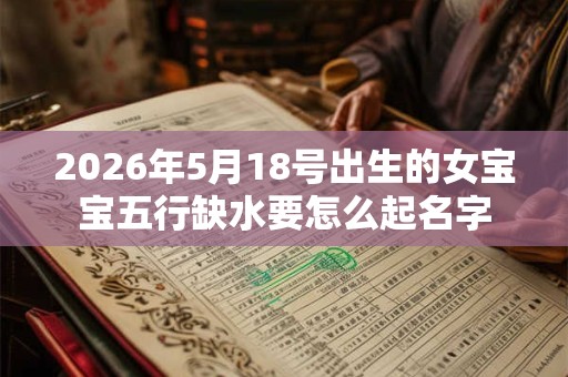 2026年5月18号出生的女宝宝五行缺水要怎么起名字 2026年5月18号出生的女宝宝五行缺水要怎么起名字