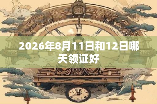 2026年8月11日和12日哪天领证好 2026年8月11日和12日哪天领证好