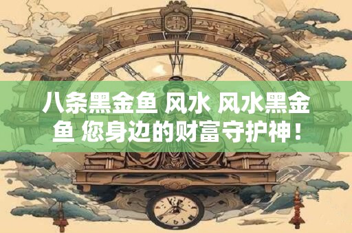 八条黑金鱼 风水 风水黑金鱼 您身边的财富守护神！