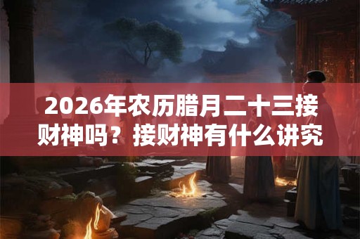 2026年农历腊月二十三接财神吗？接财神有什么讲究？