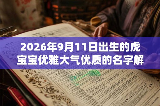 2026年9月11日出生的虎宝宝优雅大气优质的名字解析 2026年9月11日出生的虎宝宝优雅大气优质的名字解析