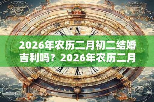 2026年农历二月初二结婚吉利吗？2026年农历二月结婚吉日查询