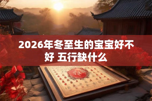 2026年冬至生的宝宝好不好 五行缺什么