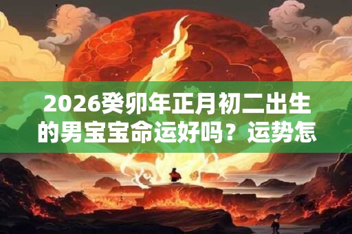 2026癸卯年正月初二出生的男宝宝命运好吗？运势怎么样