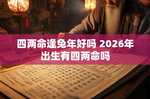 四两命逢兔年好吗 2026年出生有四两命吗